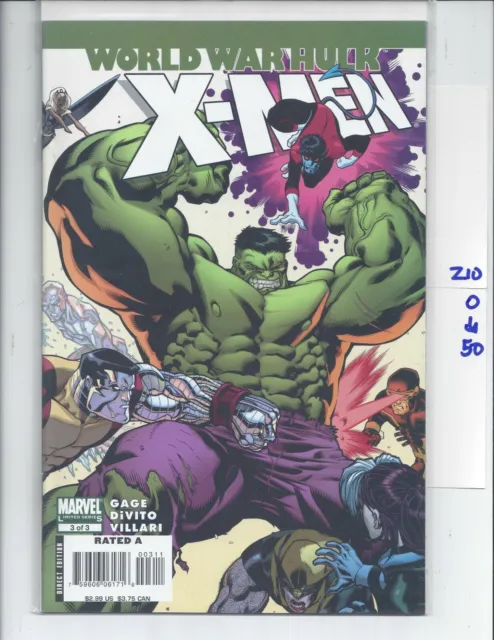 World War Hulk X-Men #3 VF/NM 2007 Marvel z10050