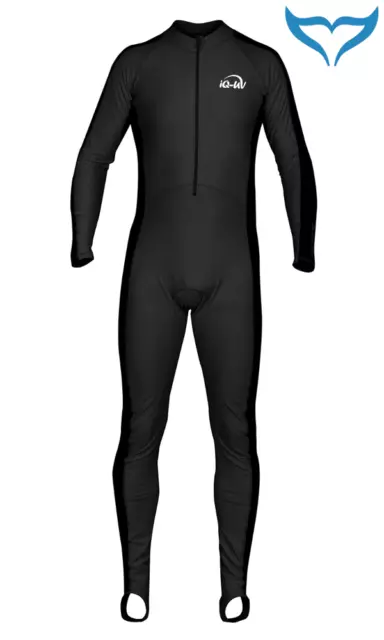 iQ UV 300 Overall Men black Slim Fit Herren schwarz Watersport Schutzanzug Neu