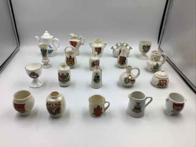 Crested China Job Lot Of 20 Caledonia Florentine Carlton Grafton Mckenna Shelley