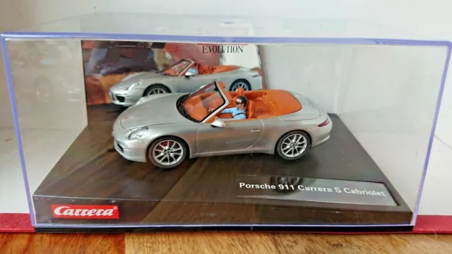 Carrera Evolution 1/32 Slot Car 27535 Porsche 911 Carrera S Cabriolet NEW