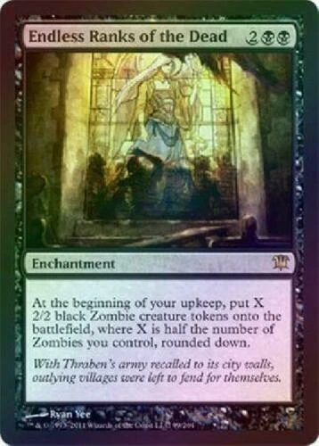 Endless Ranks of the Dead 1x FOIL ISD MTG Innistrad Rare MINT black Endless Ranks of the Dead 1x FOIL ISD MTG Innistrad Rare MINT black