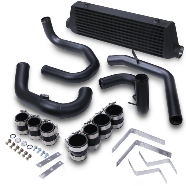 KIT INTERCOOLER MONTAGE Avant Aluminium Noir Kit Fmic Pour Audi A3 8L 1