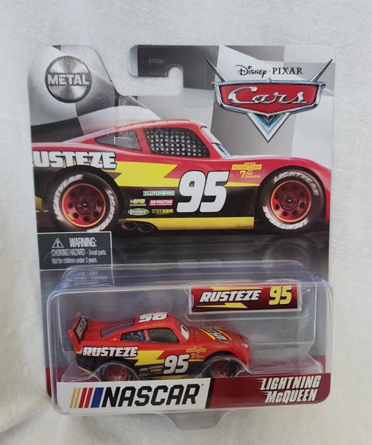 DISNEY PIXAR CARS NASCAR Lightning McQueen Diecast Car 2021 Mattel ...