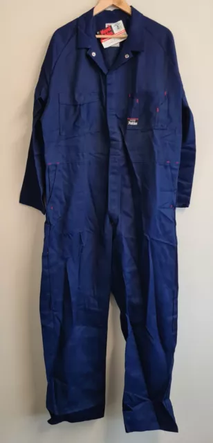 Hard Yakka Cotton Coveralls BNWT Size 112S Navy Style 00010 Workwear Long