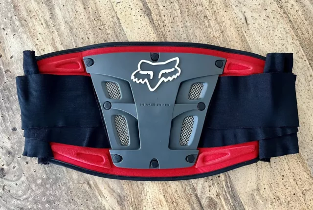 Cintura renale Fox MX protezione US Moto Cross M-L vintage cintura renale ReD Seth Enslow 