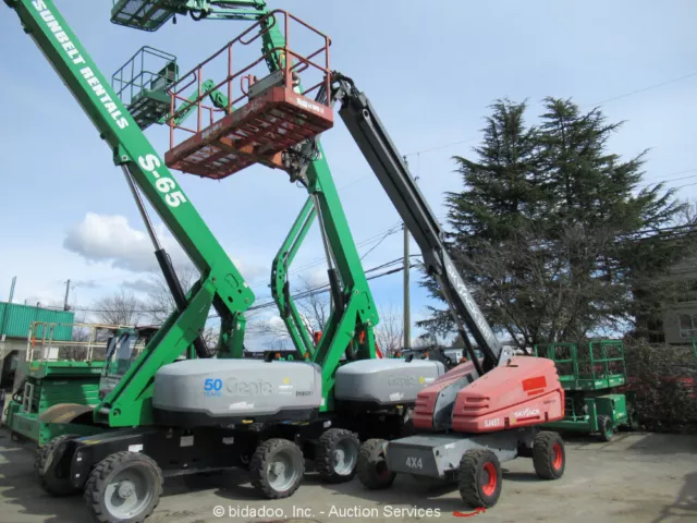 2015 Skyjack SJ45T 45' 4WD Diesel Telescopic Boom Lift Man Aerial bidadoo