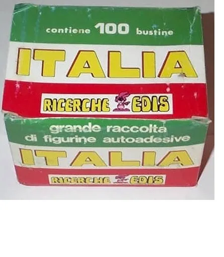 Italia Ricerche Edis Box 100 Packs Stickers