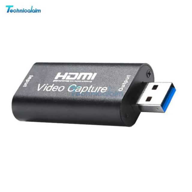 USB 2.0 1080P HD Video Capture Card Grabber Record for PS4 Game DVD Live-Stream