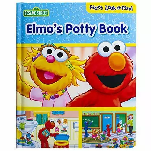 Sesame Street - Elmo's Potty Book First Look and Find - PI Kids - GOOD