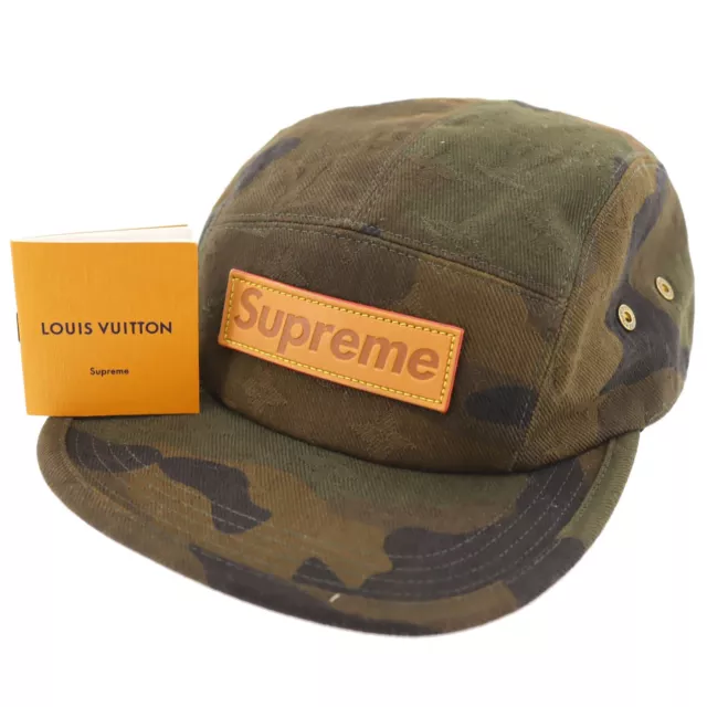 Louis Vuitton x Supreme Jacquard Camp Cap - Green Hats, Accessories -  LOUSU20852