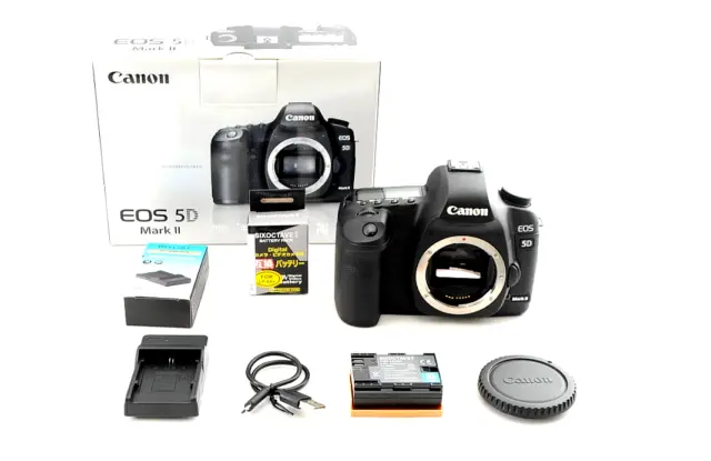 [N.Mint in Box] Canon EOS 5D Mark II 21.1MP Digital SLR Camera Japan 25,345shots 2