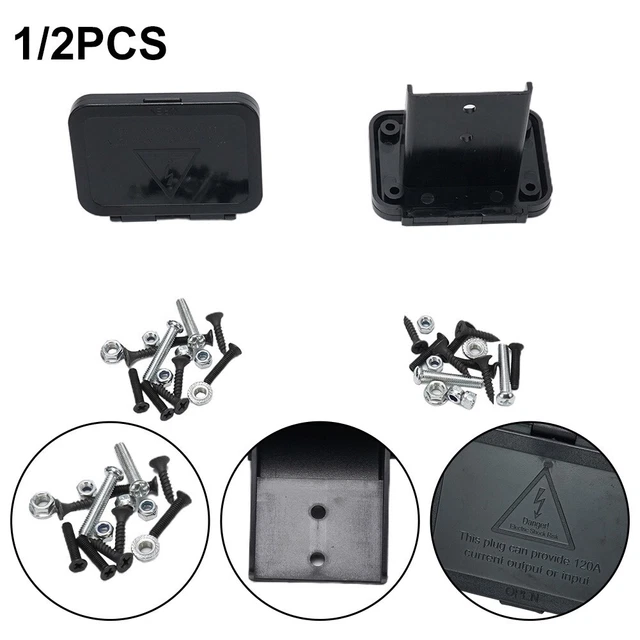 FOR Anderson-Plug Flush Mount Bracket Panel Bracket With-Cover For-Caravan 120A