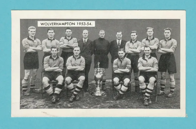 Football - D. C. Thomson - Football Team Card  -  Wolves  Of 1954  -  1962
