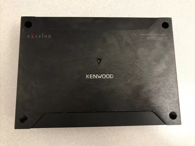 Kenwood X502-1 Class D Mono Power Amplifier 1000W - Black