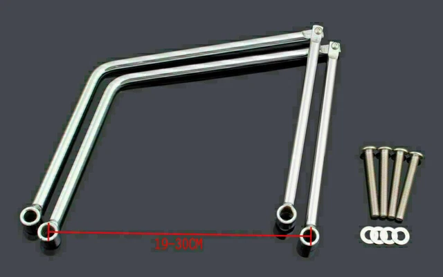 Saddle bag Support 19-30cm Fit For Metric Cruiser Road King Touring Dyna FLHTC