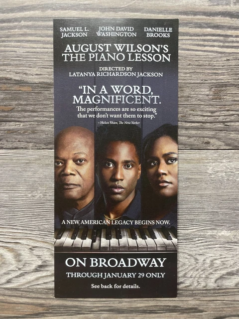 August Wilson’s The Piano Lesson, Flyers, Ethel Barrymore Theatre