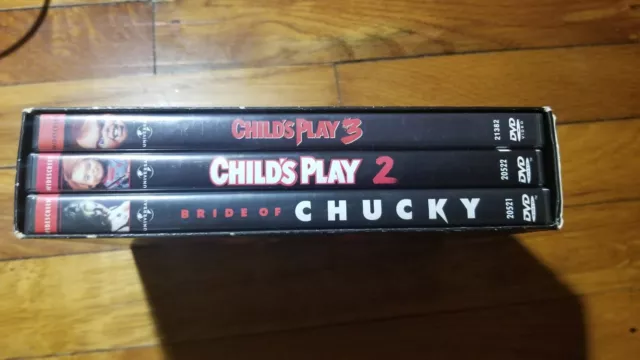 The Chucky Collection DVD Box Set Child’s Play 2,3 & Bride Of Chucky