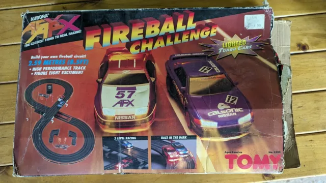 AFX Aurora By Tomy Fireball Challenge Original Slot cars, Scalextric Racing