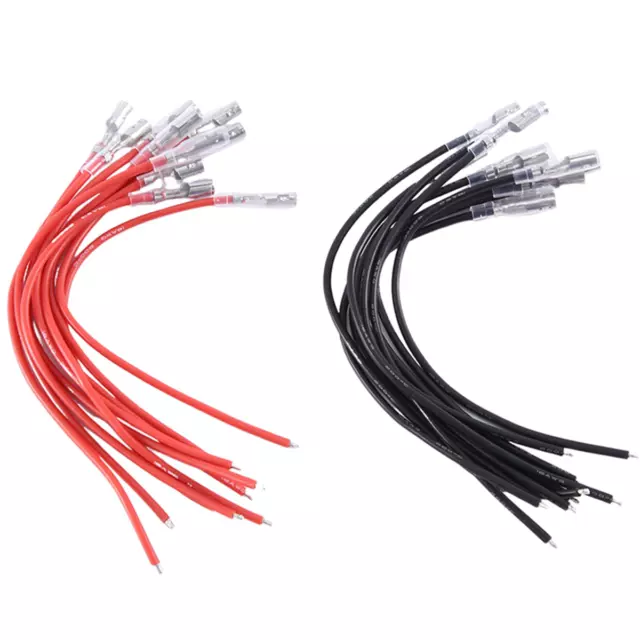 20 PCS 16AWG Silicone Wire 4.0mm  Male & Female Plug for  MN SCX10 TRX4 RC8211