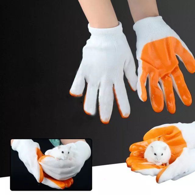 Animal Handling Gloves Safe Touch Anti-Bite Gloves for Parrot Squirrel Hamster