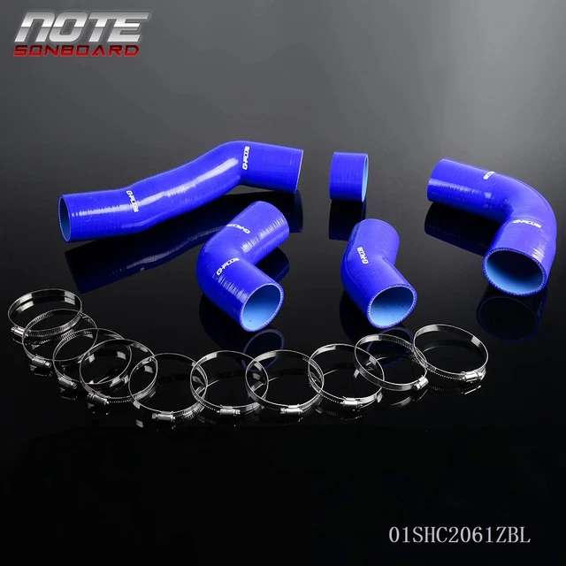 Fit For Toyota Supra Jza80 2Jz 93-2002 Blue Silicone Intercooler Turbo Hose Kit
