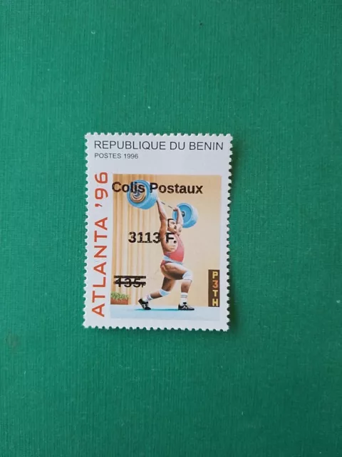 Bénin surchargé overprint 3113f sur 135f MNH neuf JO Colis Postaux Erreur