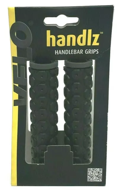 Velo Handlz Mountain Bike Handlebar Grips 130mm Black/Gray