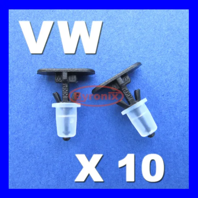 Vw Sharan Vento Transporter Rubber Gasket Seal Door Surround Plastic Clips