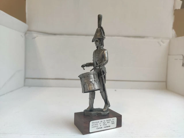 Figurine Soldat Musicien Grosse Caisse 50mm – Plomb Creux – Seconde Guerre – GM
