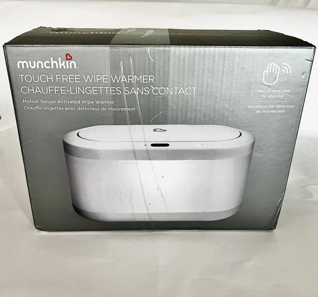 Munchkin Touch Free Baby Wipe Warmer Nightlight Handsfree Sensor-new open box