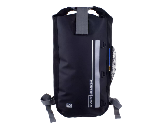 Overboard Classic Waterproof Backpack Black 20 Litres