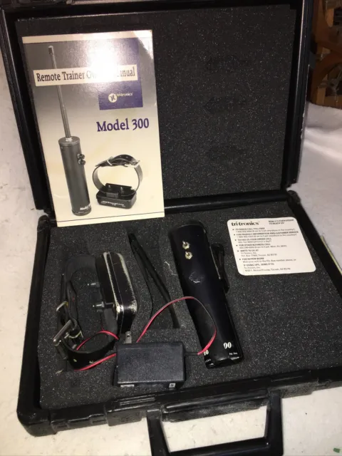 Tri-Tronics Model 300 Series Remote Dog Training Shock Collar Kit  Untested