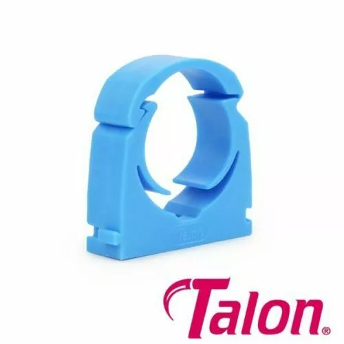 20mm TALON WATER PLUMBING PIPE HINGED NEW MDPE CLIPS PACK OF 20 *