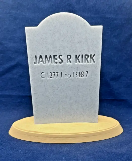 Star Trek TOS James R Kirk Headstone-3D Printed