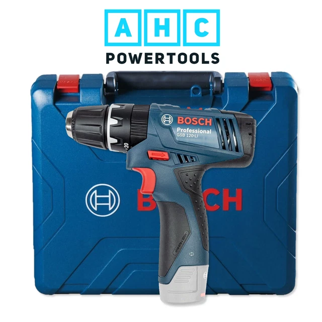 BOSCH PROFESSIONAL GSB 120-LI 12v Combi Drill In Case - Body Only EUR ...
