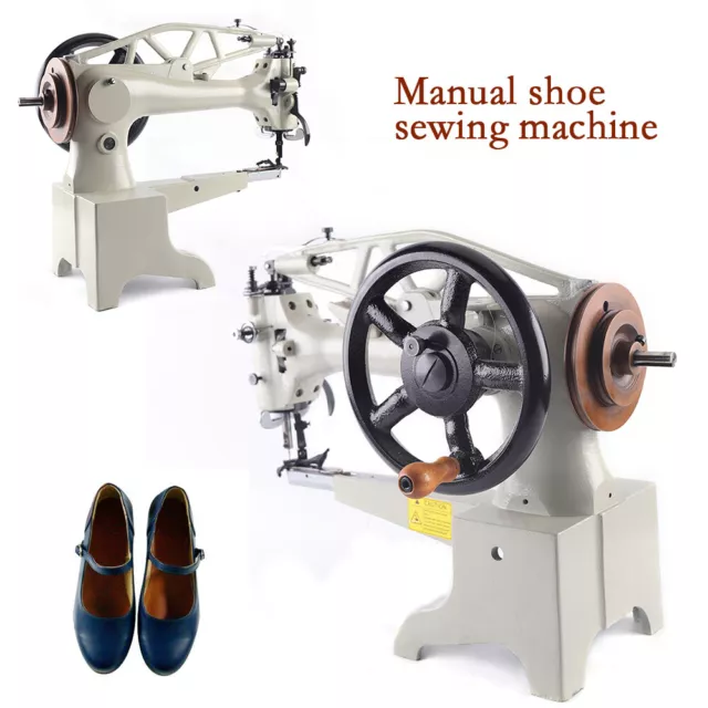 Patch Leather Sewing Machine Manual Leather Boot Shoe Repair Patcher DIY