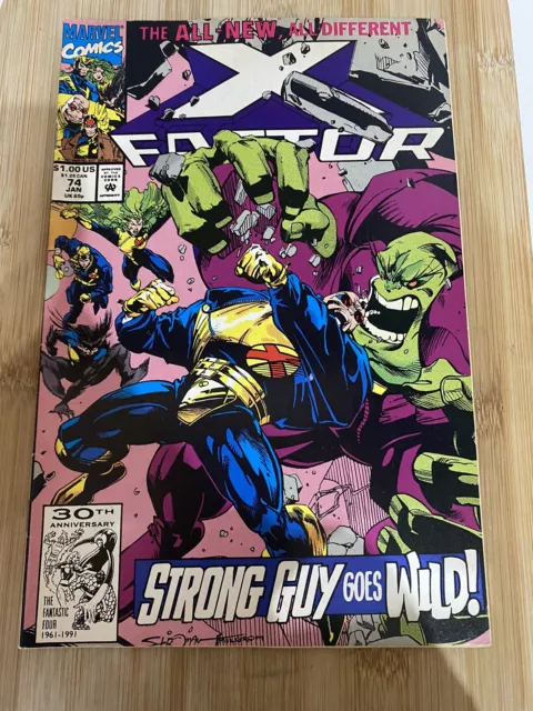 X-Factor #74 January 1992 Marvel Comics Peter David Larry Stroman