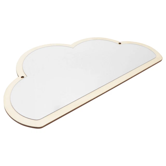 Espejo de pared de hotel decoración de pared espejo pegajoso nube espejo espejo vidrio impermeable