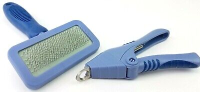Dog Cat Nail Toe Claw Clippers Scissors Trimmer Cutter Comb Pet Brush