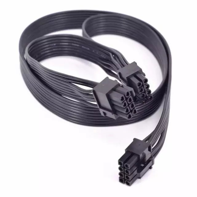 Corsair Type 4 PSU 8 Pin Male to Dual 8 Pin (6+2) PCIE Male Power Splitter Cable