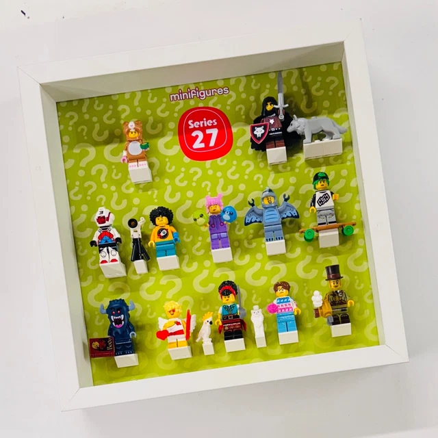 DISPLAY FRAME CASE for Lego ® Series 27 minifigures set 71048 27cm £27. ...