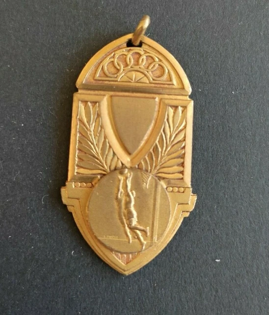 Pendentif Médaille Sportive - Basket - Coupe Ile De France 1948
