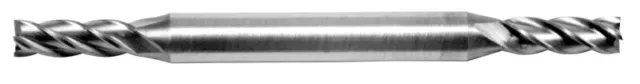 7/64" Double End Square 4 Flute Cobalt Center Cutting Miniature End Mill