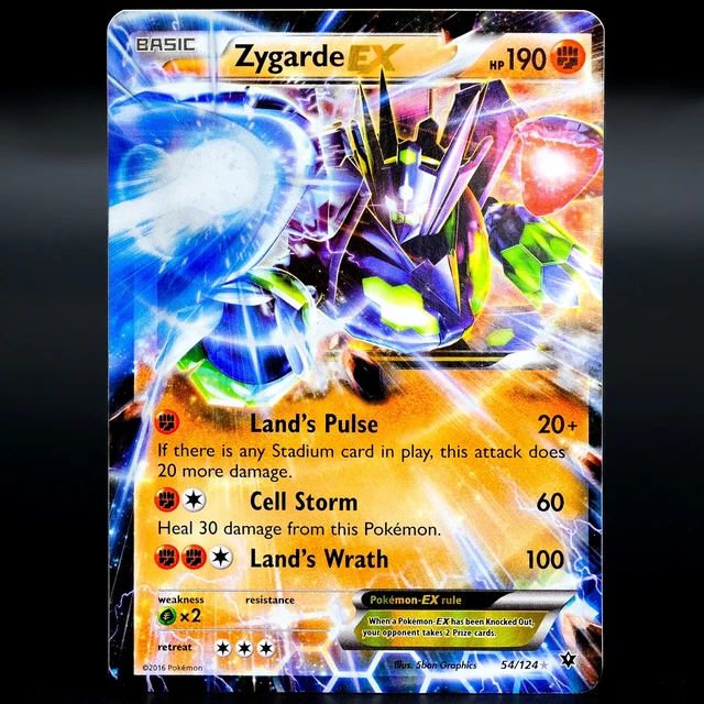54/124 - Zygarde Half Art EX - XY Fates Collide - Pokémonkarte 🙂