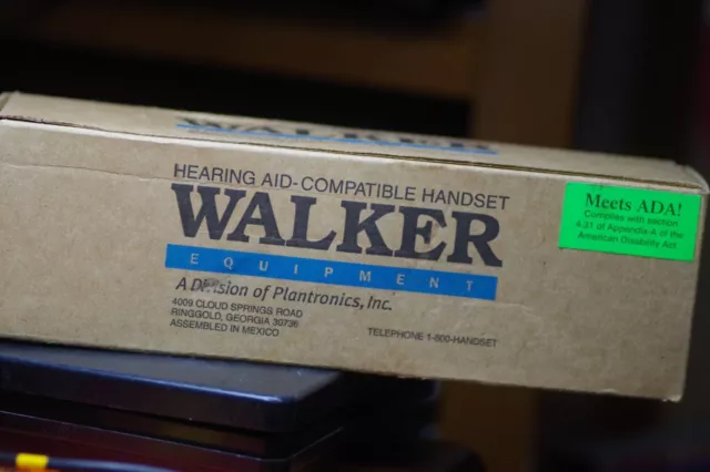 Walker Equipment Plantronics Hearing Aid-Compatible Handset Phone W13-500 90020P