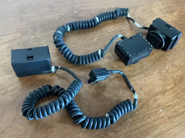 Metz SCA 307 A + other Flash System Module Cables for SCA 300 System Module Lot