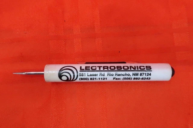 Vtg Lectrosonics Rio Rancho Nm New Mexico Advertising Screwdriver