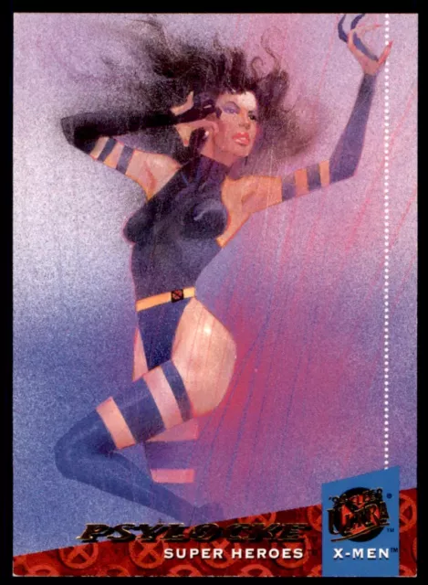 Fleer Ultra X-Men (1994) Psylocke Super Heroes No. 7