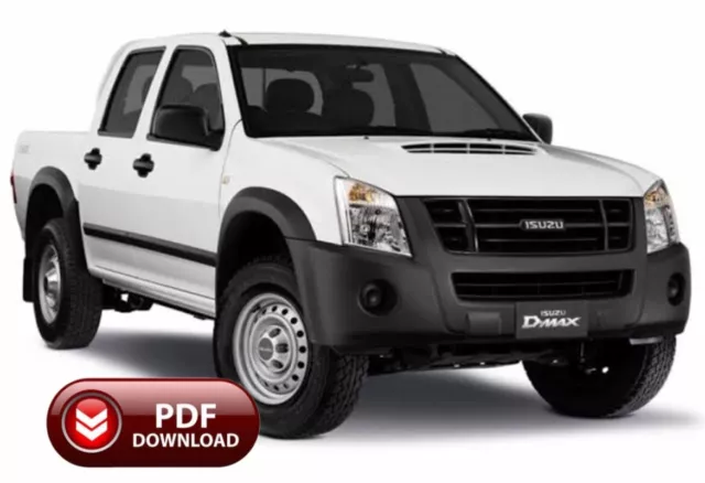 for Isuzu DMAX 2007 2008 2009 2010 WORKSHOP SERVICE REPAIR MANUAL