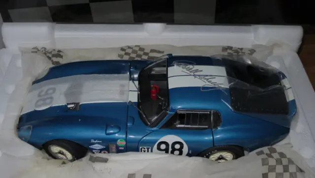 1/18 Exoto Racing Legends Cobra Daytona Coupe 98 Carroll Shelby Signature 18009